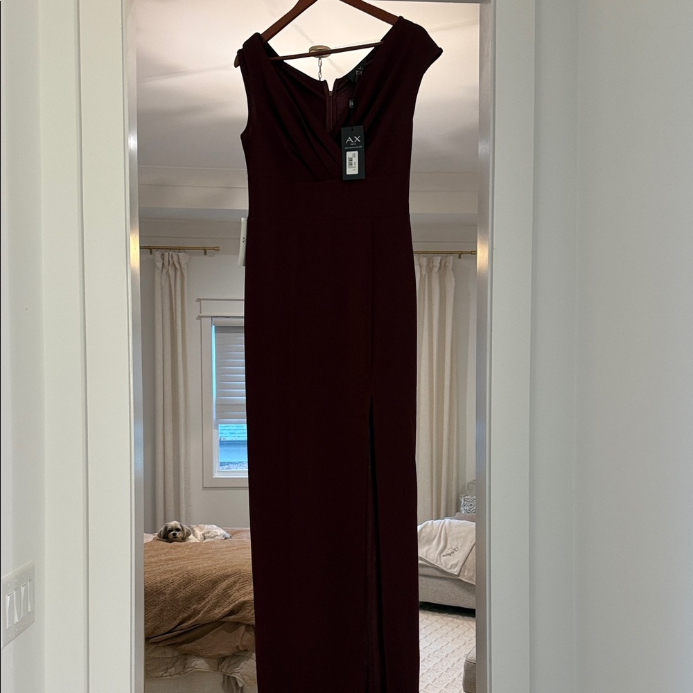 AX Paris Deep Burgundy Maxi Dress